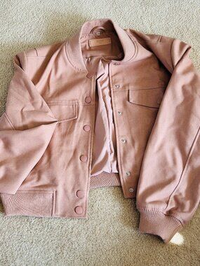 Hot Mocha Bomber Jacket - Large
